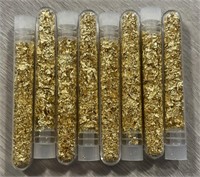 (8) Bottles of Gold Flake Leaf #2
