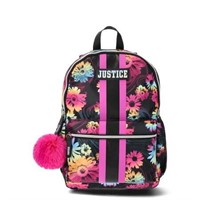 Justice Girls 17 Laptop Backpack  Floral