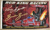 Large Bud King Racing Flag/Banner 36" x 61"