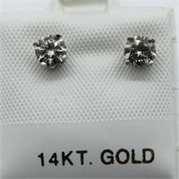 $1800 14K  Diamond 0.52Ct Earrings