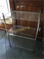 3 Tier Chrome Rack - 23 x 13 x 30