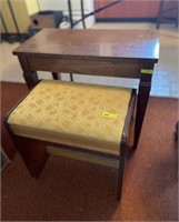 Furniture-Piano bench 25"l & vanity stool