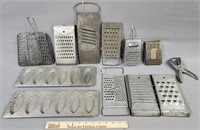 Country Kitchen Lot: Cheese Graters & More