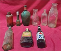 Vintage bottle lot!