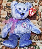 Periwinkle the "e" - Bear - TY Beanie Baby