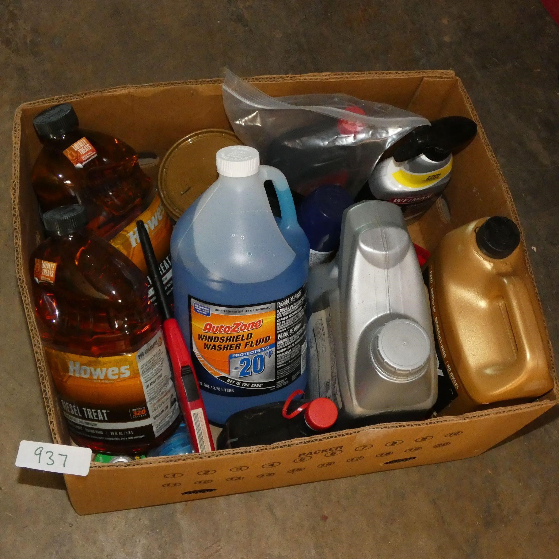 Assorted Auto Related Chemicals, Etc
