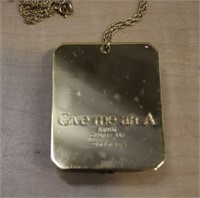 "GIVE ME AN A" TUNER WITH CHAIN