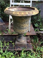 Phenomenal Antique Cast Iron Urn