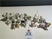 3 VTG Japanese Made Porcelain Dogs & 2 German