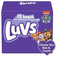 Paw Patrol Luvs Diapers (Select Size & Count)