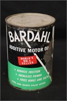 Bardahl Additive Motor Oil Tin Can