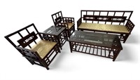 5 PC. CHINESE ROSEWOOD PARLOR SET