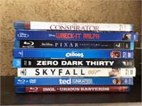 Lot of Blu Rays, as pictured