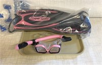 New Adult Cressi Frog Plus Fins BF-205440 Sz S/M