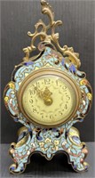 Antique Champleve Shelf Clock