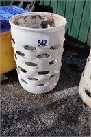 55 Gallon Plastic Planter Barrel