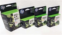 Assortment of HP ink Cartridges New and Unopened