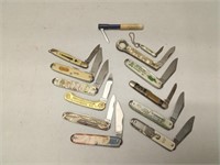 (13Pcs.) SOUVENIR AND ADVERTISING KNIVES