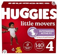 Huggies Size 4 Diapers, Little Movers Baby