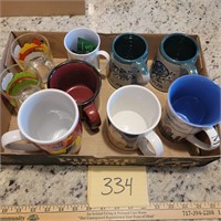 Box Lot of Mugs