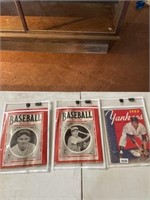 2 vintage Baseball magazin/ 1 Yankees