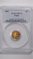 2006 $5 Gold Eagle PCGS MS70