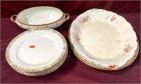 4 Pieces Of Noritake,  And A Limoges Platter And
