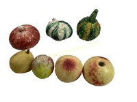 Stone Fruit, Italian Ceramic Fruit