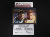 1991 STAR TREK WILLIAM SHATNER AUTOGRAPH JSA