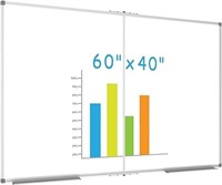 E8588 Foldable White Board 60x40 Inch Silver