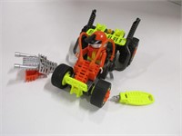 Toy race car with parts