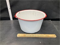 Vintage enamel pot