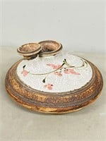 unique pottery vase - 8.5" wide