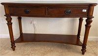 336 - CONSOLE TABLE W/ 2 DRAWERS 47.5"L