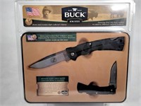 Buck Boone & Crockett Club Collectors Knives NIB