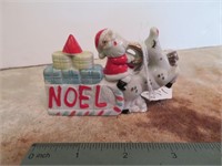 Santa & Sleigh Noel Figurine