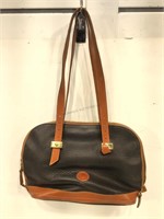 Dooney & Bourke Black & brown leather purse,