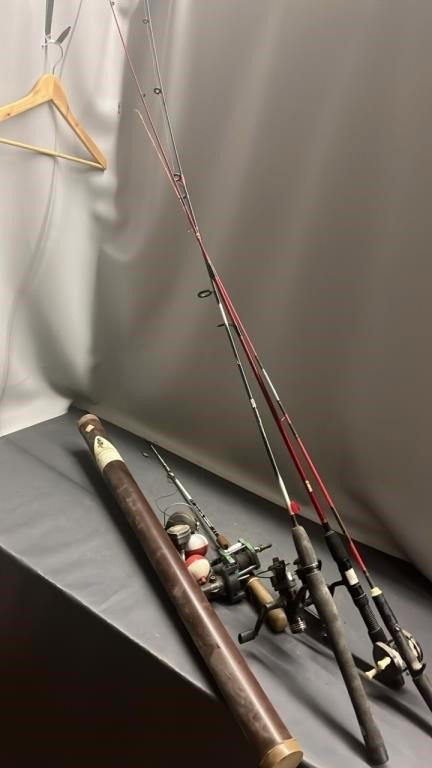 Fishing rods and reels