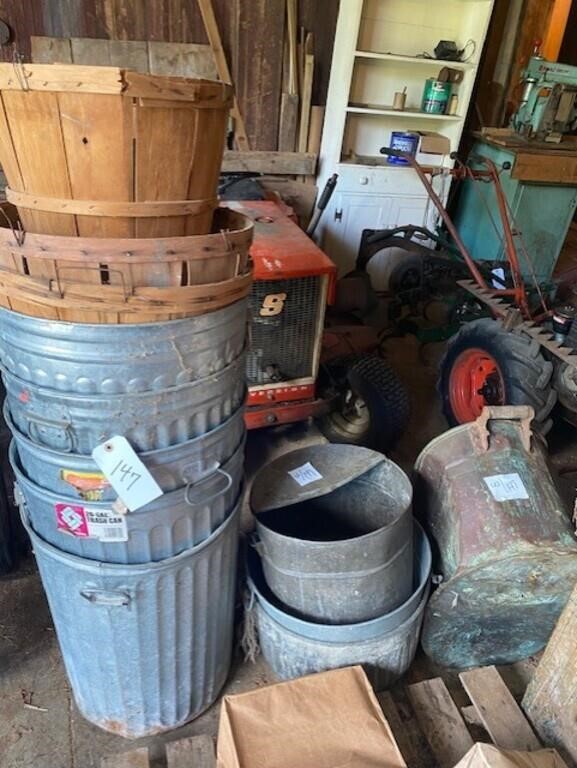 Buckets And Garbage Pails