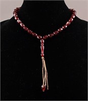 Fine Red Amber Stone Beads Praying Rosary