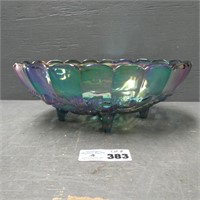 Iridescent Glass Fruit Bowl