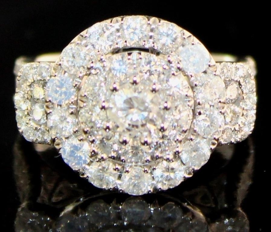 14kt Gold 3.00 ct Natural Diamond Ring