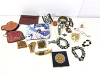 Hand Made Wallets/Coin Purses, Broaches, +