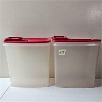 Tupperware Cereal Keepers W/ Lid's 1588-1