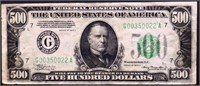 1934A Federal Reserve of Chicago $500 note