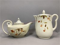 Coffee Pot + Hall Jewel Tea Aladdin Teapot