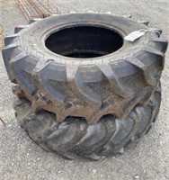 Petlas Tractor tires,2 tires-one with hole
