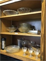 Bowls ~ Stems &  Misc in Cabinet