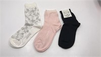 3pr New American Essentials Socks Ladies