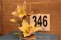 PORCELAIN ORCHID CAPODIMONTE